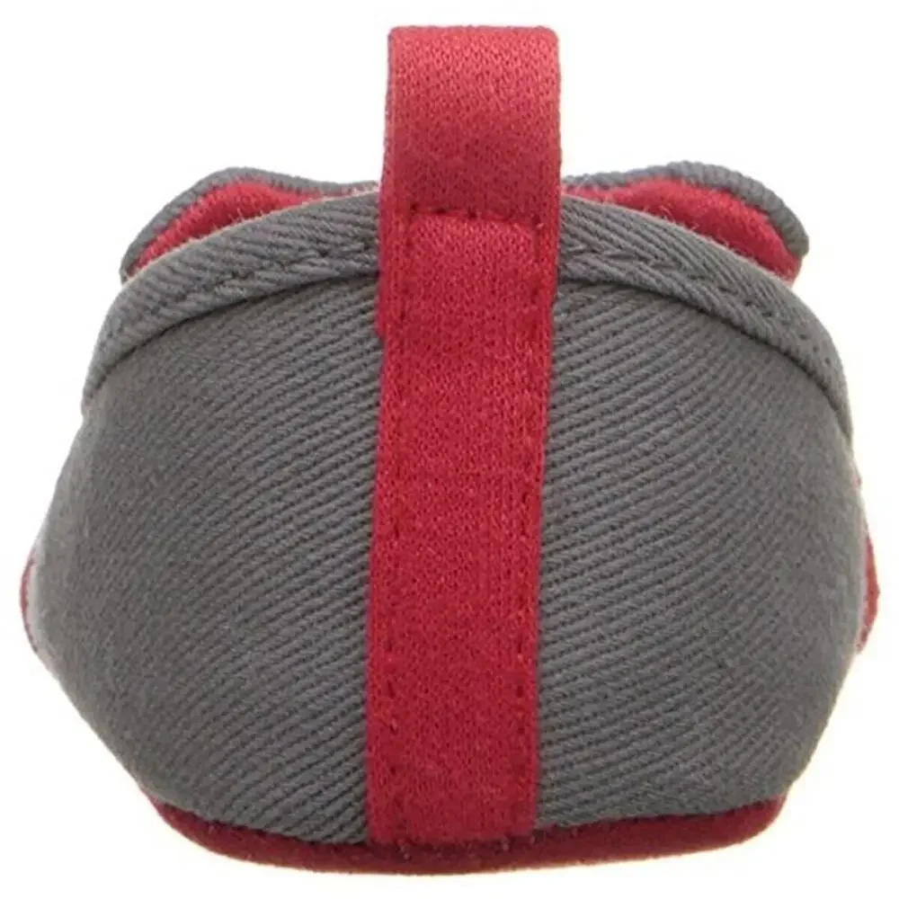 Rosie Pope 'I See You' Adorable Crib Shoe. Gray And Red. Size 3-6 Months. Gift
